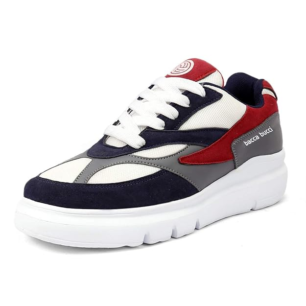 Bacca Bucci Men Lace Up Running Shoes